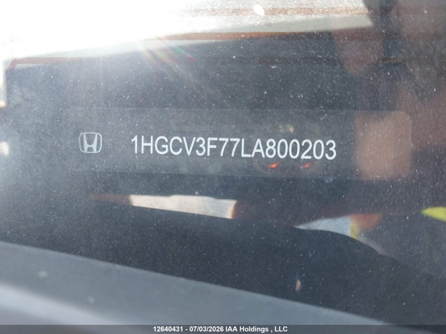 Продаж на аукціоні авто 2020 Honda Accord Hybrid, vin: 1HGCV3F77LA800203, номер лоту: 12640431