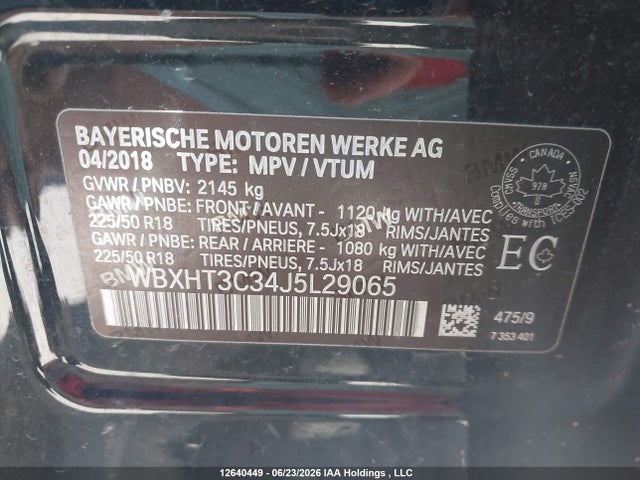 BMW X1 Xdrive28i 2018 WBXHT3C34J5L29065 Image 18