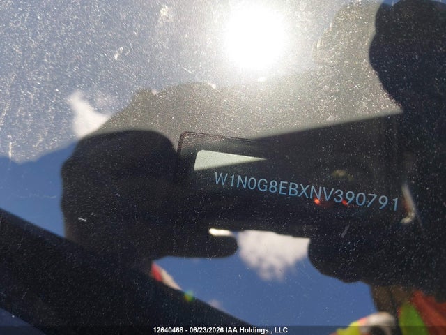 2022 Mercedes-benz Glc 300 4matic მანქანა იყიდება აუქციონზე, vin: W1N0G8EBXNV390791, აუქციონის ნომერი: 12640468