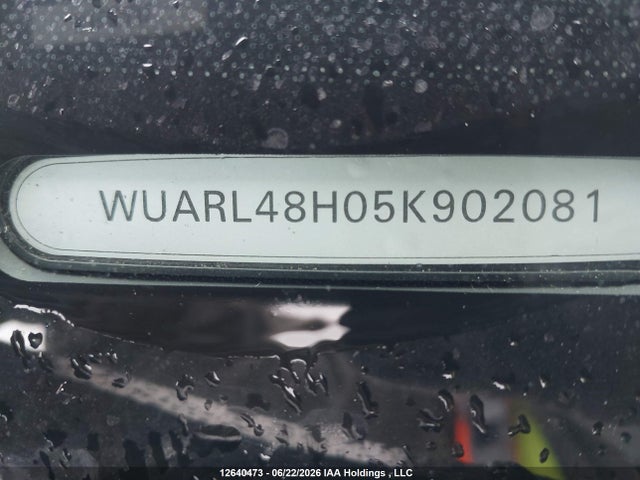 2005 Audi S4 მანქანა იყიდება აუქციონზე, vin: WUARL48H05K902081, აუქციონის ნომერი: 12640473
