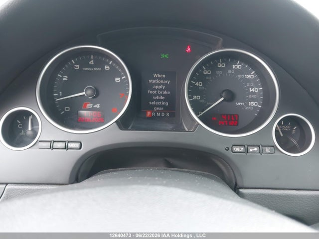 2005 Audi S4 მანქანა იყიდება აუქციონზე, vin: WUARL48H05K902081, აუქციონის ნომერი: 12640473