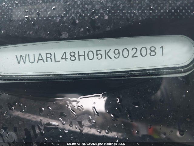 2005 Audi S4 მანქანა იყიდება აუქციონზე, vin: WUARL48H05K902081, აუქციონის ნომერი: 12640473