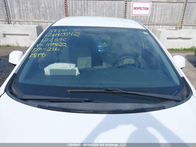 Продаж на аукціоні авто 2012 Honda Civic Lx, vin: 2HGFB2F40CH119422, номер лоту: 12640542