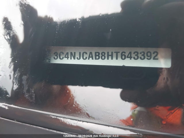 Продаж на аукціоні авто 2017 Jeep New Compass Sport, vin: 3C4NJCAB8HT643392, номер лоту: 12640602