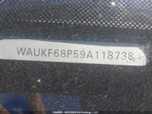 12640608 :رقم المزاد ، WAUKF68P59A118738 vin ، 2009 Audi A3 2.0t Quattro مزاد بيع