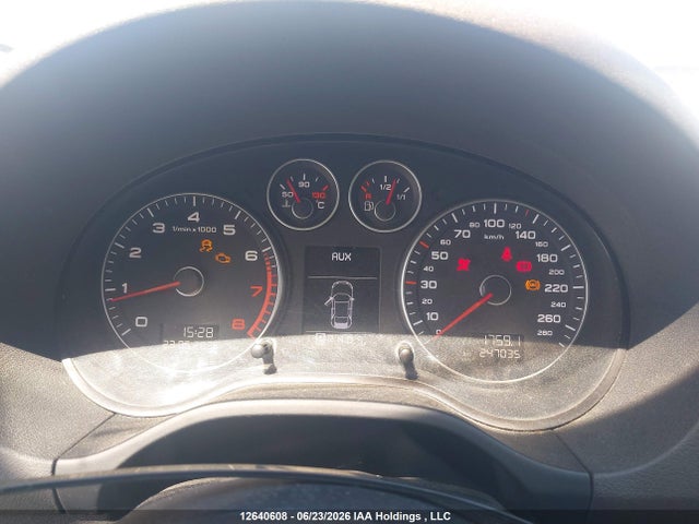 12640608 :رقم المزاد ، WAUKF68P59A118738 vin ، 2009 Audi A3 2.0t Quattro مزاد بيع