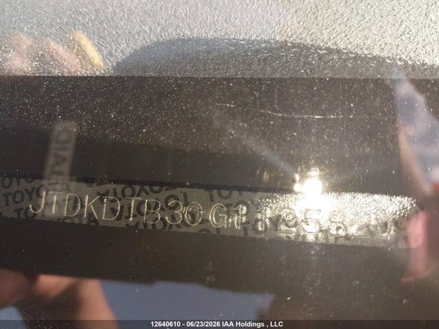 12640610 :رقم المزاد ، JTDKDTB30G1125820 vin ، 2016 Toyota Prius C Technology مزاد بيع