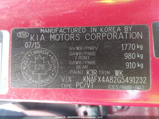 KIA Forte 2016 KNAFX4A82G5491232 Image 18