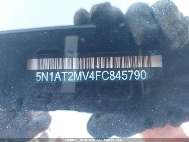 12640661 :رقم المزاد ، 5N1AT2MV4FC845790 vin ، 2015 Nissan Rogue S/sl/sv مزاد بيع