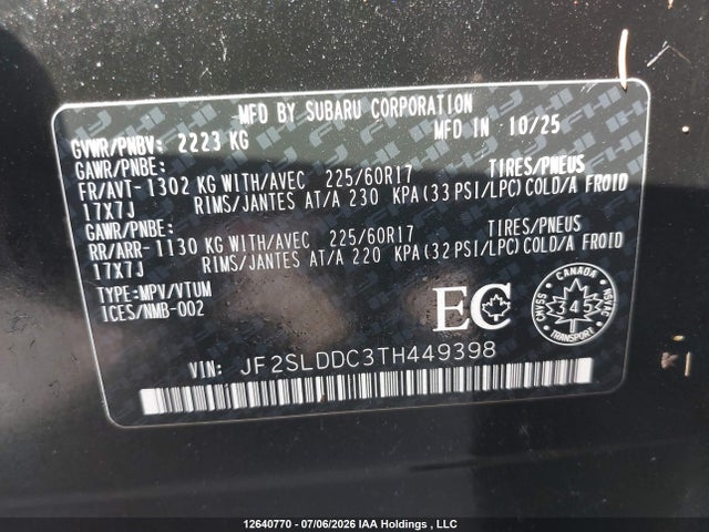 Subaru Forester Premium 2026 JF2SLDDC3TH449398 Image 18