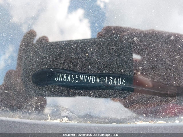 2013 Nissan Rogue მანქანა იყიდება აუქციონზე, vin: JN8AS5MV9DW113406, აუქციონის ნომერი: 12640794