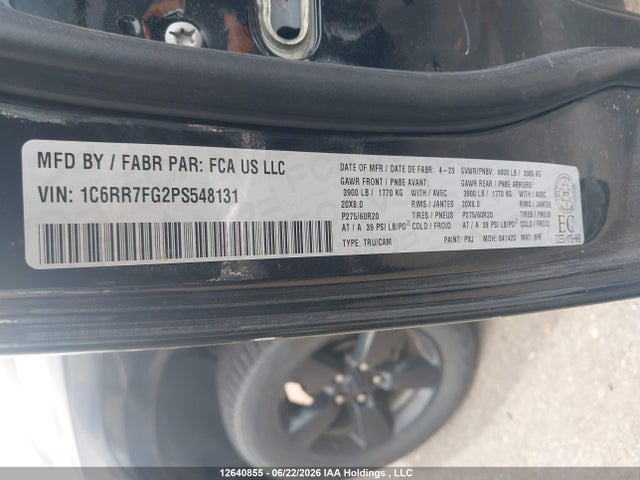 RAM 1500 Classic Tradesman 2023 1C6RR7FG2PS548131 Image 20