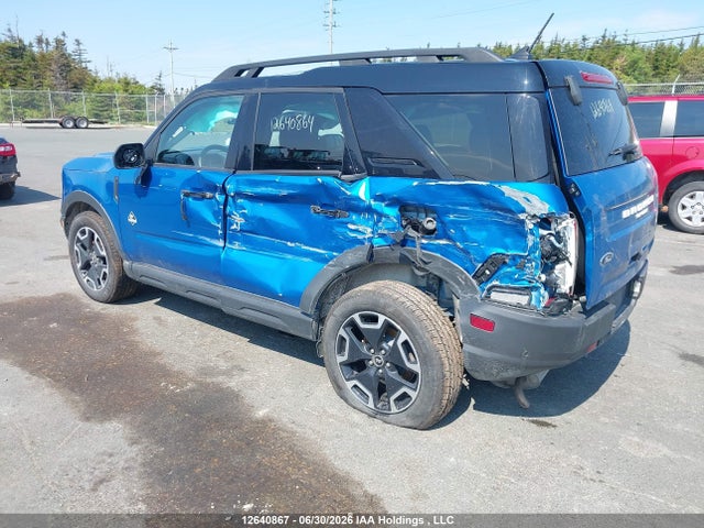 Продажа на аукционе авто 2022 Ford Bronco Sport Outer Banks, vin: 3FMCR9C6XNRD97226, номер лота: 12640867