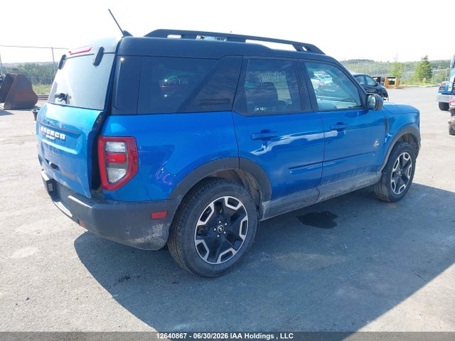 Продажа на аукционе авто 2022 Ford Bronco Sport Outer Banks, vin: 3FMCR9C6XNRD97226, номер лота: 12640867