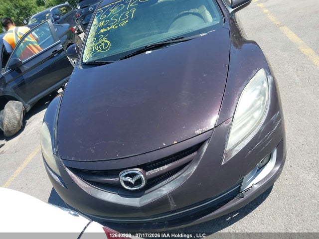 2010 Mazda Mazda6 Gt მანქანა იყიდება აუქციონზე, vin: 1YVHZ8CH6A5M05139, აუქციონის ნომერი: 12640920