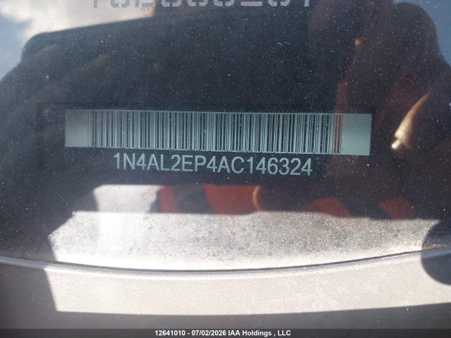 12641010 :رقم المزاد ، 1N4AL2EP4AC146324 vin ، 2010 Nissan Altima مزاد بيع