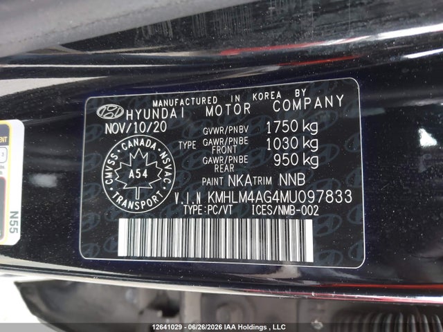 Продаж на аукціоні авто 2021 Hyundai Elantra Essential Manual, vin: KMHLM4AG4MU097833, номер лоту: 12641029