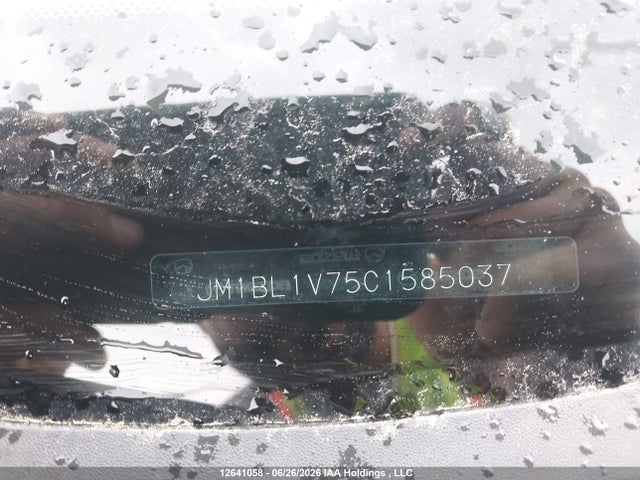 12641058 :رقم المزاد ، JM1BL1V75C1585037 vin ، 2012 Mazda Mazda3 مزاد بيع
