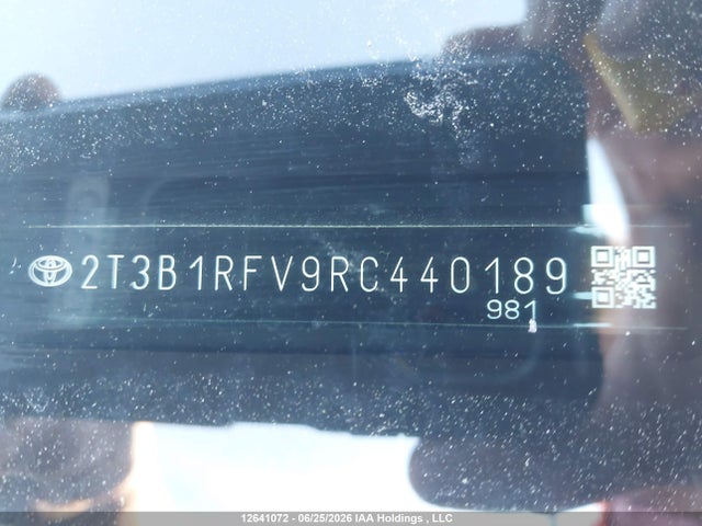Aukcja sprzedaży 2024 Toyota Rav4, vin: 2T3B1RFV9RC440189, numer aukcji: 12641072