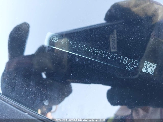 Aukcja sprzedaży 2024 Toyota Camry Se Night Shade/se, vin: 4T1S11AK8RU251829, numer aukcji: 12641073