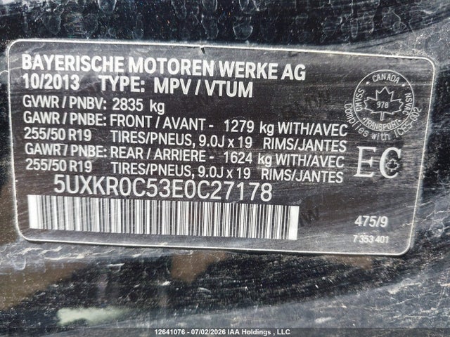BMW X5 35i 2014 5UXKR0C53E0C27178 Image 18