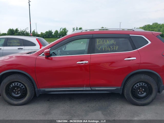 Продажа на аукционе авто 2017 Nissan Rogue S/sl Platinum/sv, vin: 5N1AT2MV9HC734378, номер лота: 12641084