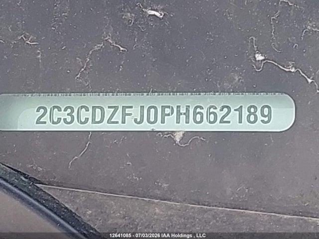 12641085 :رقم المزاد ، 2C3CDZFJ0PH662189 vin ، 2023 Dodge Challenger Scat Pack 392 Widebody مزاد بيع