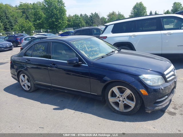 12641106 :رقم المزاد ، WDDGF8BB7BA507040 vin ، 2011 Mercedes-benz C 300 4matic مزاد بيع