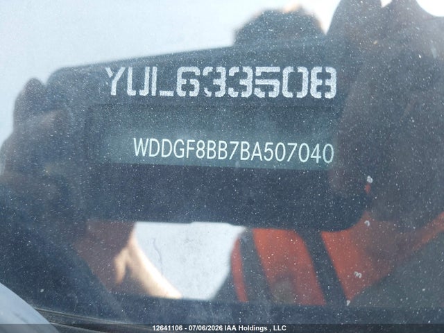 12641106 :رقم المزاد ، WDDGF8BB7BA507040 vin ، 2011 Mercedes-benz C 300 4matic مزاد بيع