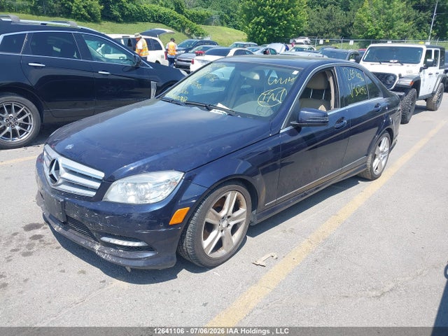 12641106 :رقم المزاد ، WDDGF8BB7BA507040 vin ، 2011 Mercedes-benz C 300 4matic مزاد بيع