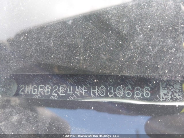 Aukcja sprzedaży 2014 Honda Civic Lx, vin: 2HGFB2E44EH030666, numer aukcji: 12641107