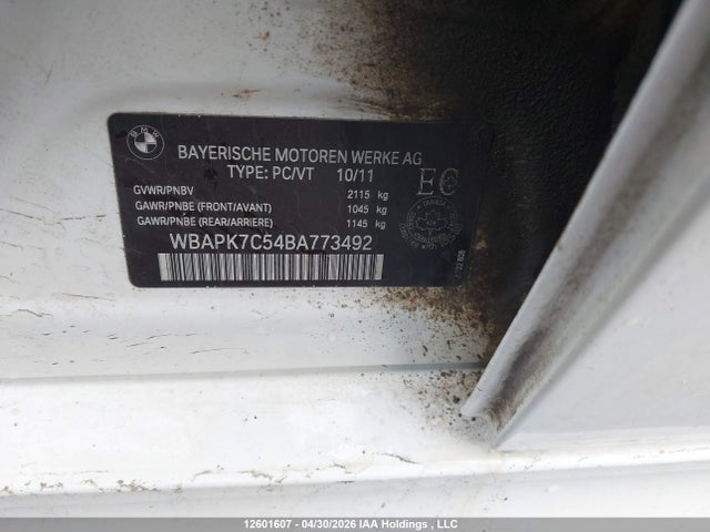 Продаж на аукціоні авто 2011 Bmw 328i Xdrive, vin: WBAPK7C54BA773492, номер лоту: 12601607