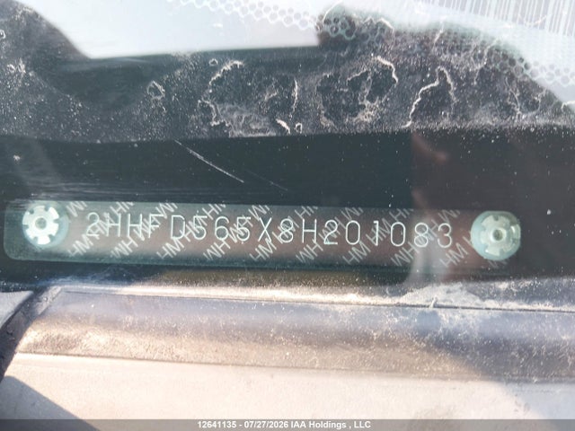 2008 Acura Csx მანქანა იყიდება აუქციონზე, vin: 2HHFD565X8H201083, აუქციონის ნომერი: 12641135
