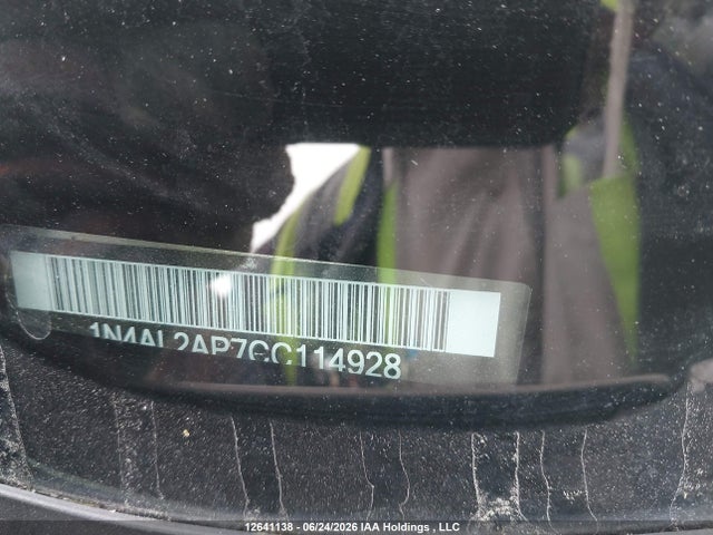 Aukcja sprzedaży 2012 Nissan Altima 2.5 S, vin: 1N4AL2AP7CC114928, numer aukcji: 12641138