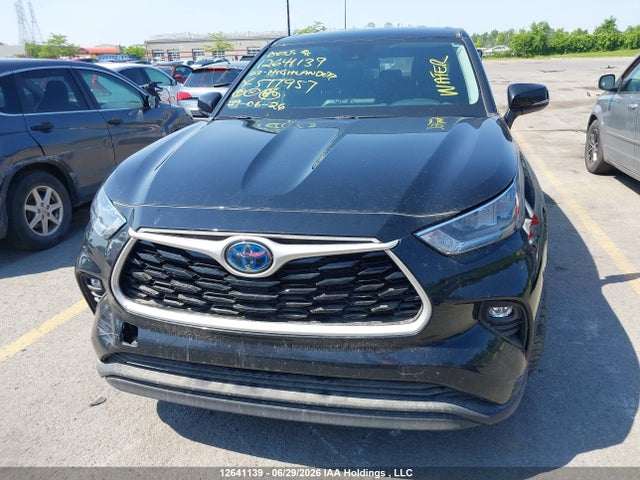 12641139 :رقم المزاد ، 5TDBBRCHXPS577957 vin ، 2023 Toyota Highlander Hybrid Le مزاد بيع