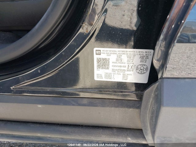 Aukcja sprzedaży 2025 Chevrolet Equinox Rs Awd, vin: 3GNAXTEG3SL322278, numer aukcji: 12641149