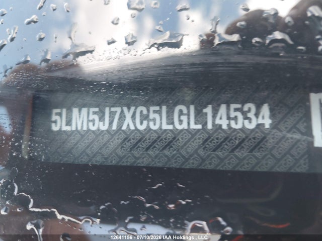 12641156 :رقم المزاد ، 5LM5J7XC5LGL14534 vin ، 2020 Lincoln Aviator Reserve مزاد بيع