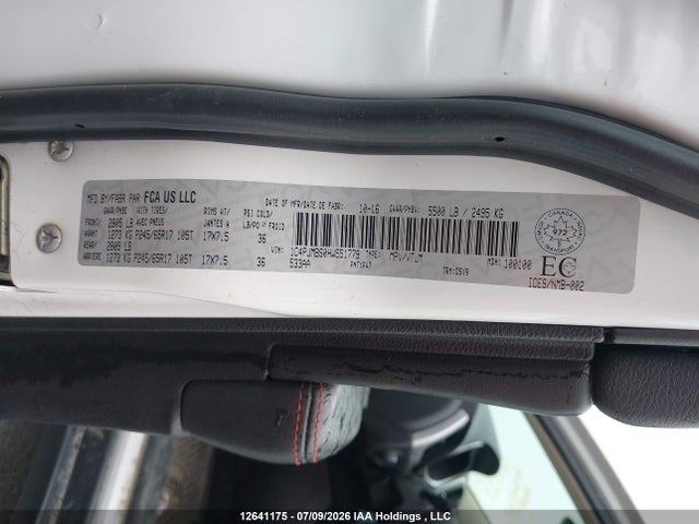 Jeep Cherokee Trailhawk 2017 1C4PJMBS0HW551779 Image 9