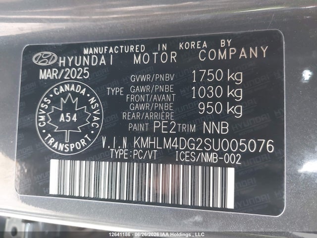 Hyundai Elantra Preferred With Tech Package 2025 KMHLM4DG2SU005076 Image 18
