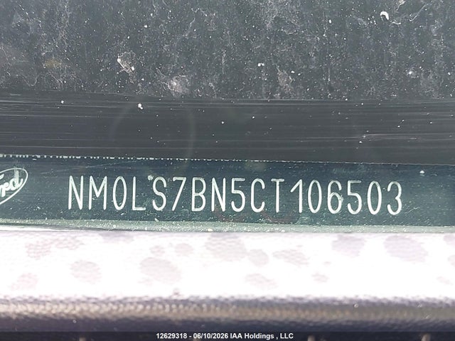 12629318 :رقم المزاد ، NM0LS7BN5CT106503 vin ، 2012 Ford Transit Connect Xlt مزاد بيع