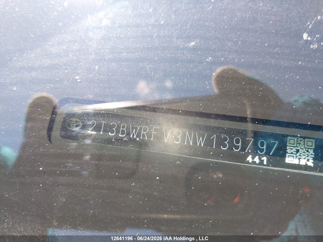 2T3BWRFV3NW139797 Toyota Rav4 Hybrid Le