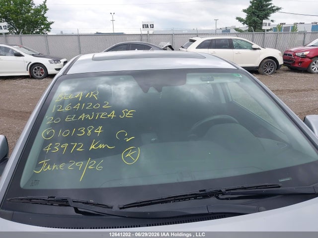 12641202 :رقم المزاد ، KMHD84LF7LU101384 vin ، 2020 Hyundai Elantra Sel/value/limited مزاد بيع