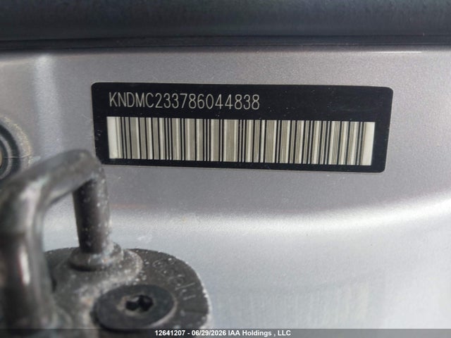 Aukcja sprzedaży 2008 Hyundai Entourage Gls/se/limited, vin: KNDMC233786044838, numer aukcji: 12641207