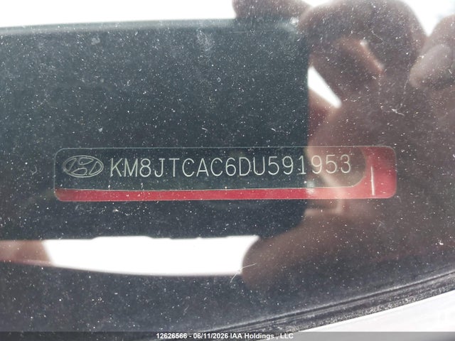 Продаж на аукціоні авто 2013 Hyundai Tucson Premium, vin: KM8JTCAC6DU591953, номер лоту: 12626566