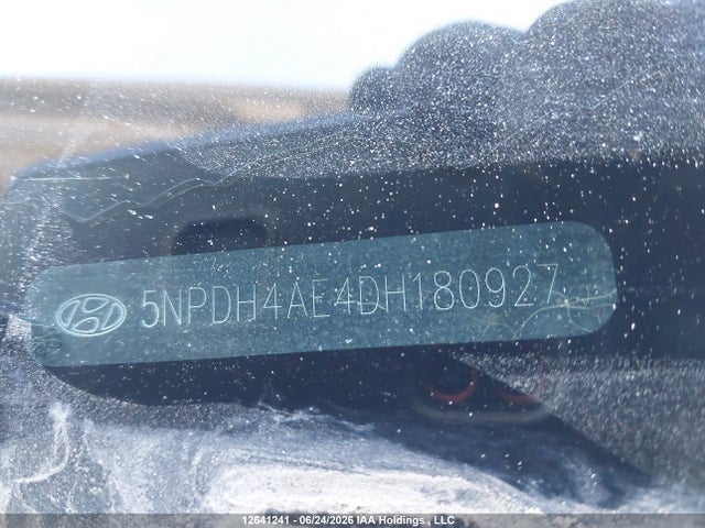 2013 Hyundai Elantra Gls/limited მანქანა იყიდება აუქციონზე, vin: 5NPDH4AE4DH180927, აუქციონის ნომერი: 12641241