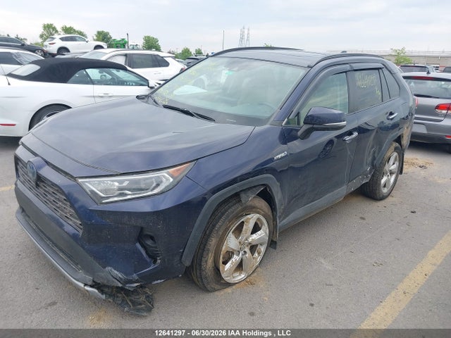2019 Toyota Rav4 Hybrid Limited მანქანა იყიდება აუქციონზე, vin: 2T3DWRFV8KW003704, აუქციონის ნომერი: 12641297
