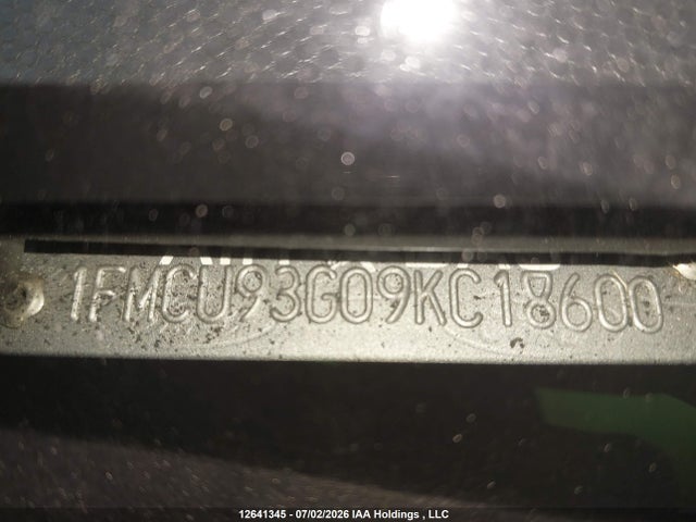 12641345 :رقم المزاد ، 1FMCU93G09KC18600 vin ، 2009 Ford Escape Xlt Automatic مزاد بيع