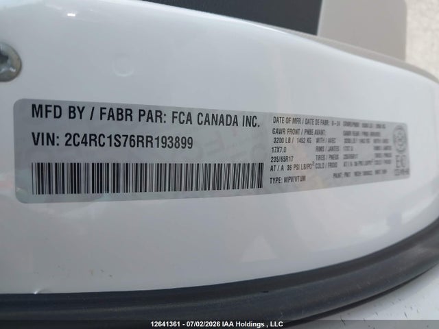 2C4RC1S76RR193899 Chrysler Pacifica Plug-in Hybrid Select