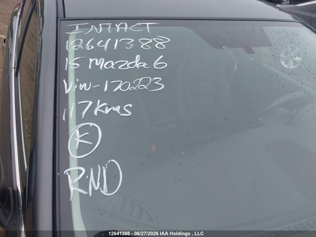 12641388 :رقم المزاد ، JM1GJ1W61F1170223 vin ، 2015 Mazda Mazda6 Gt مزاد بيع