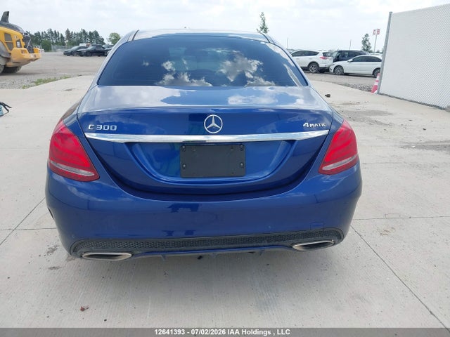 2017 Mercedes-benz C 300 4matic მანქანა იყიდება აუქციონზე, vin: 55SWF4KB5HU186709, აუქციონის ნომერი: 12641393